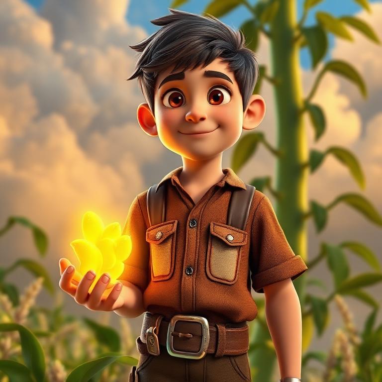 Jack, Giant-Beanstalk Dreamer for Boys